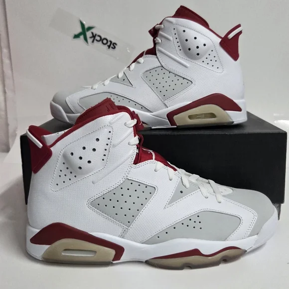 Rare Retro Air Jordan 6 Retro Alternate Hare Sze 10.5 384664-113 White/Gym Red D Air Jordan 6 Retro Alternate Hare 384664-113 White Gym Red  main image 4